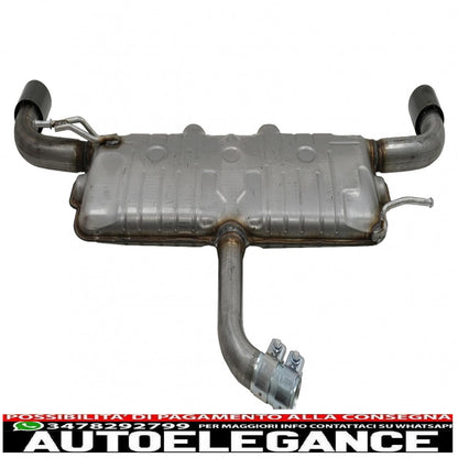 complete exhaust system suitable for vw golf 5 (2003-2007) golf 6 (2008-2013) gti design piano black tips