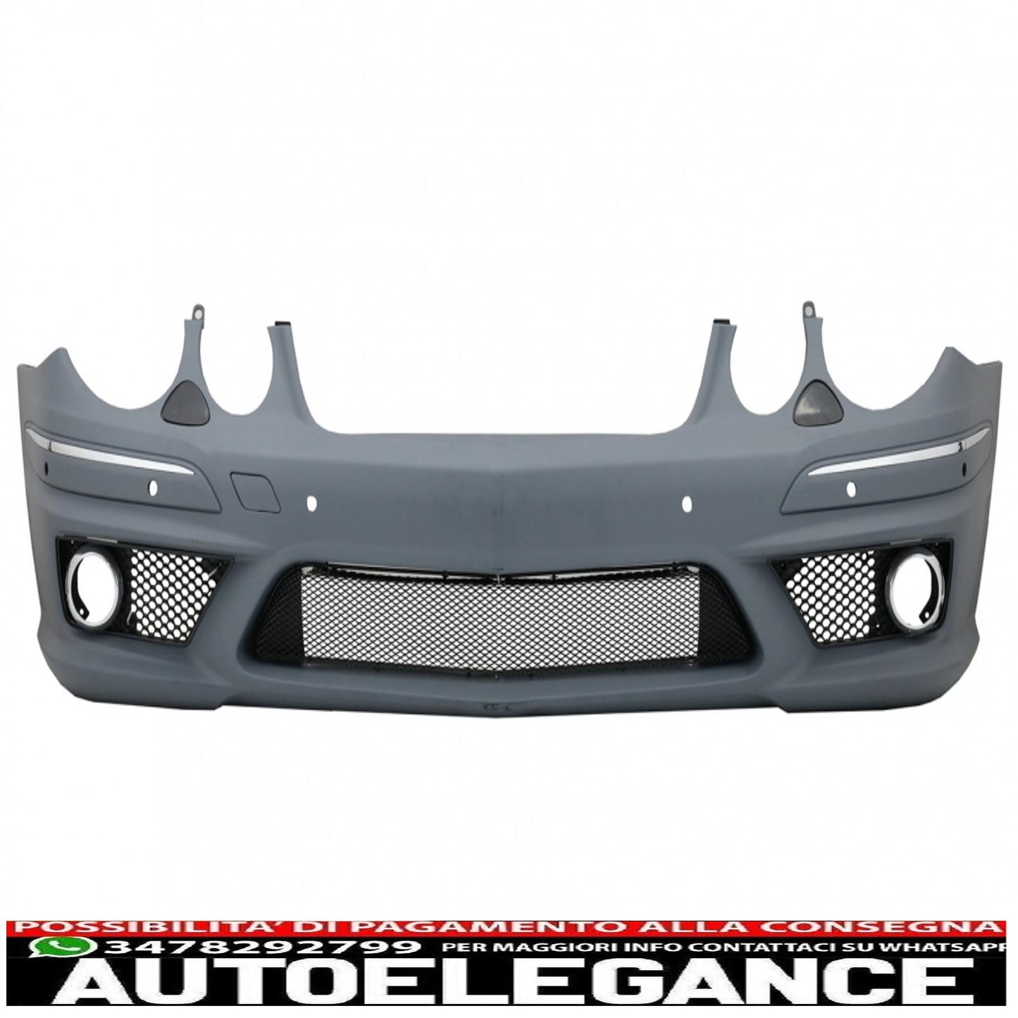 body kit with central grille suitable for mercedes e-class w211 (2002-2009) design e63 