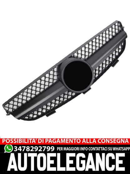 Griglia sportiva per Mercedes W209 CLK Nero Opaco AMG LOOK