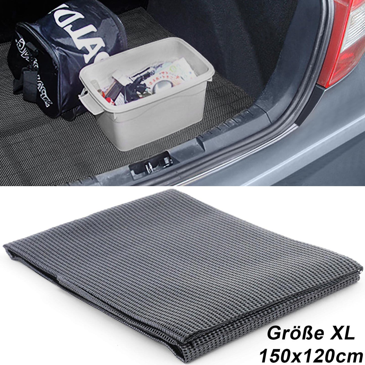 Non-slip mat universal boot protection mat XL 150x120cm black
