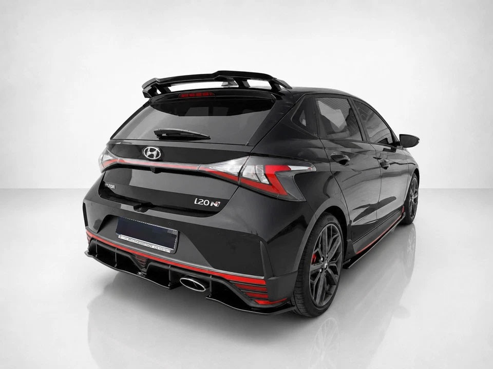 👉Prolunga Tappo Spoiler Tetto Hyundai i20 N MK3 2020- Nero Lucido ABS👈