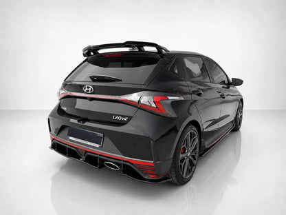 👉Prolunga Tappo Spoiler Tetto Hyundai i20 N MK3 2020- Nero Lucido ABS👈