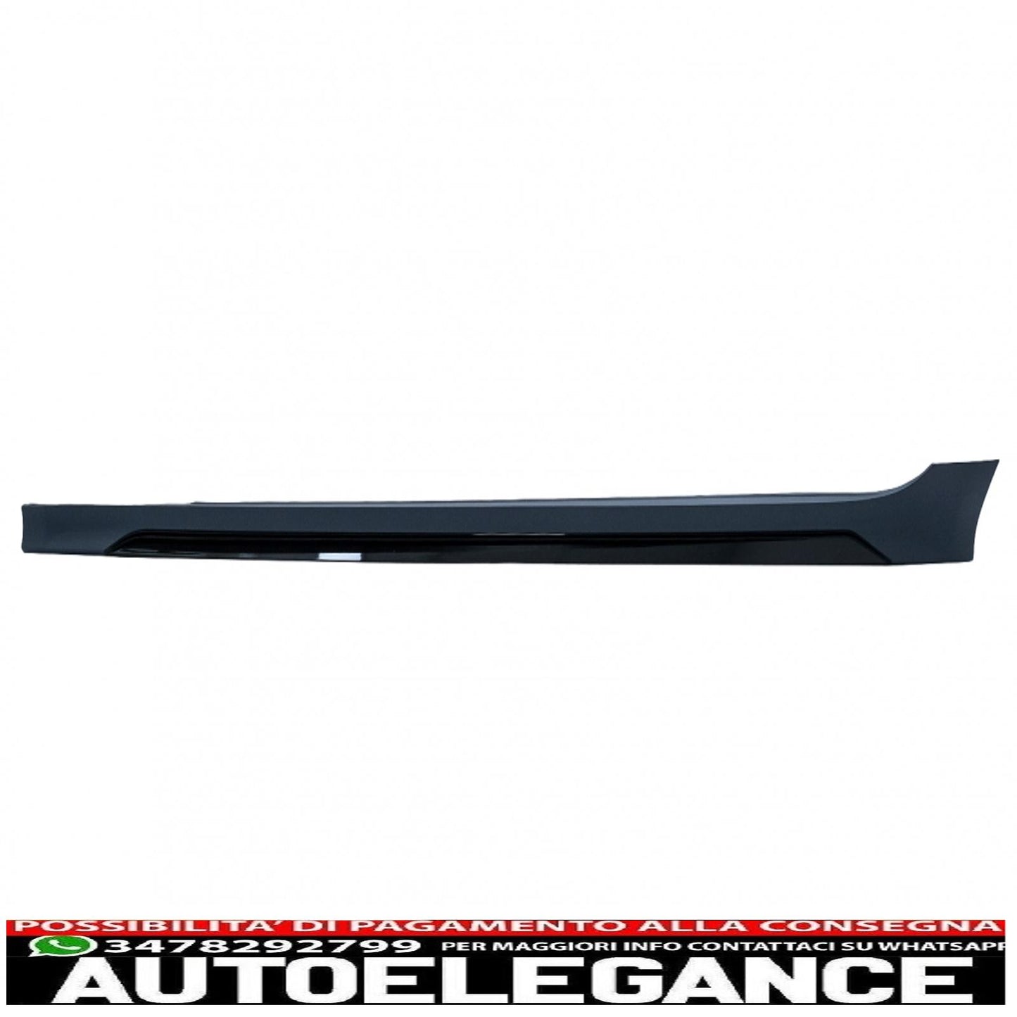 side skirts with additional moldings suitable for audi a5 f5 sportback facelift (2020 onwards) racing look 
