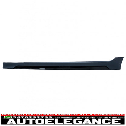 side skirts with additional moldings suitable for audi a5 f5 sportback facelift (2020 onwards) racing look 