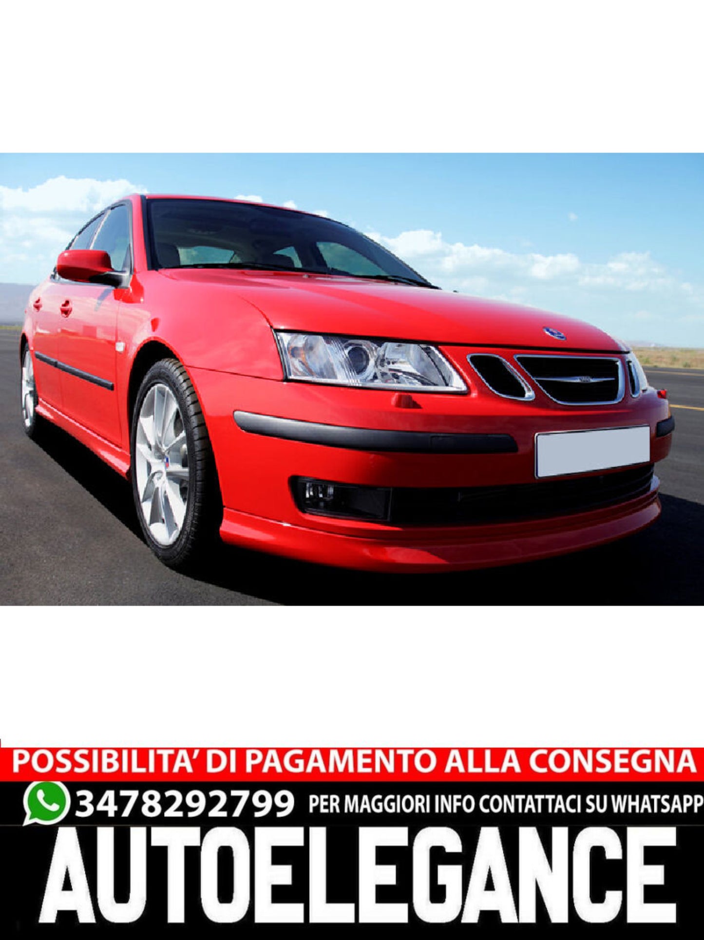 DFFUSORE ANTERIORE ADATTO PER SAAB 9-3 AERO