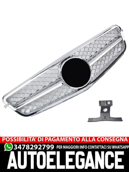 Griglia sportiva per Mercedes W204 C204 Coupe cromata C63 AMG LOOK