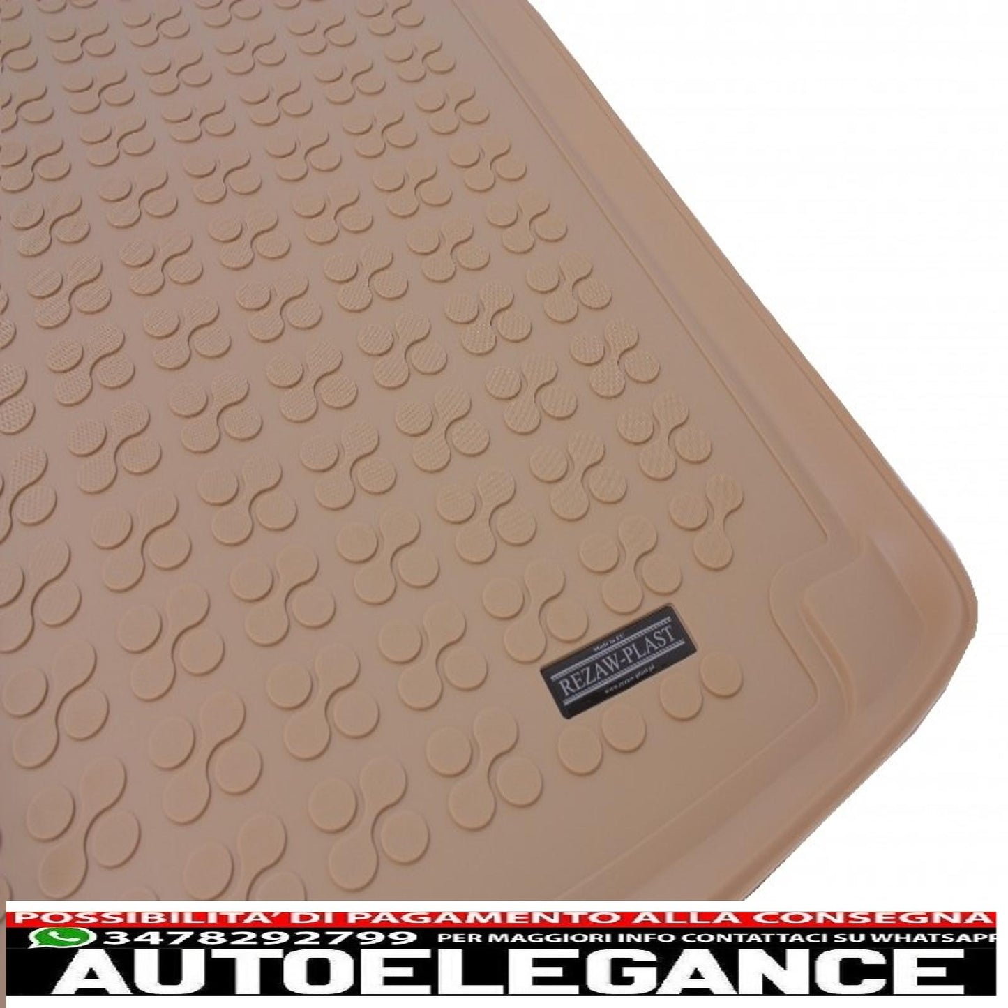 Beige trunk mat suitable for BMW X6 (F16) 2015-