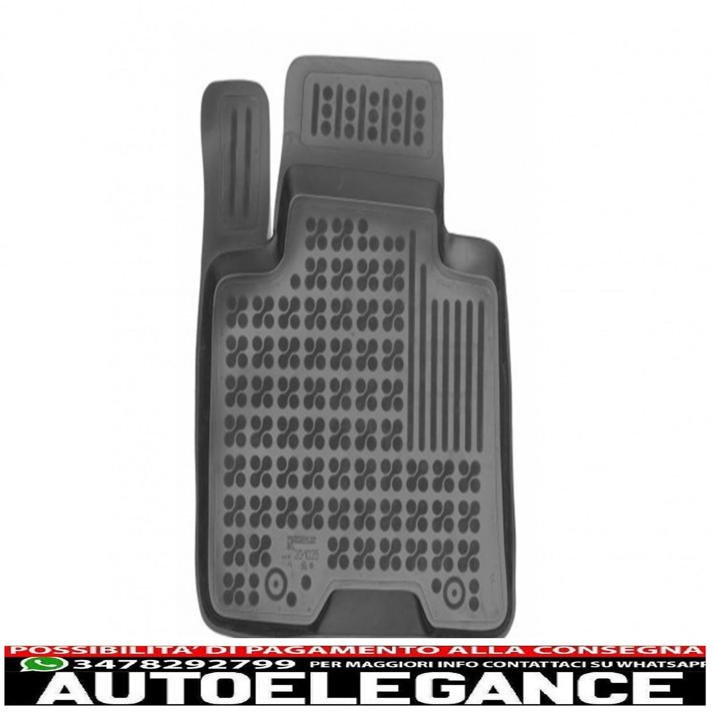 Black rubber mats suitable for kia sportage iv facelift (2018-)