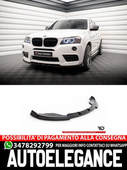 SPLITTER ANTERIORE adatto per BMW X3 M-PACK F25   (2010-2014)