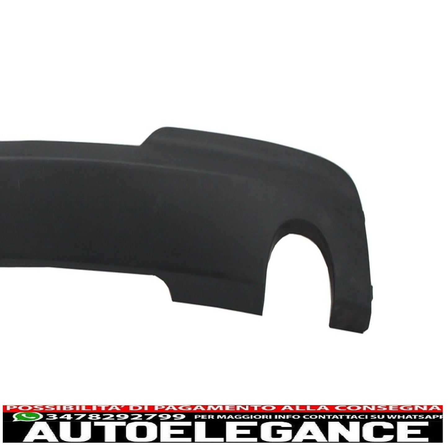 diffusore di scarico singolo a doppia uscita adatto per bmw serie 5 f10 f11 (2011-2017) design m-technik