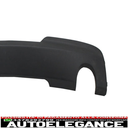 diffusore di scarico singolo a doppia uscita adatto per bmw serie 5 f10 f11 (2011-2017) design m-technik