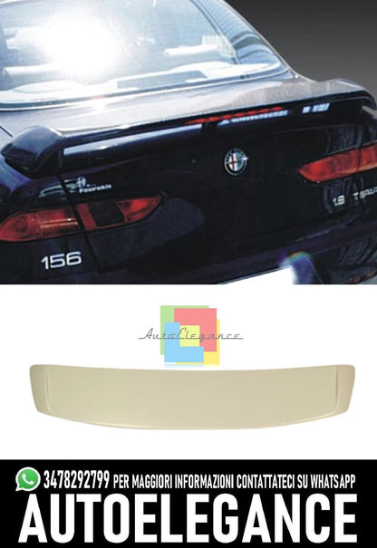 BOOT SPOILER SUITABLE FOR ALFA ROMEO 156 SALOON TUNING LOOK - NO THIRD STOP