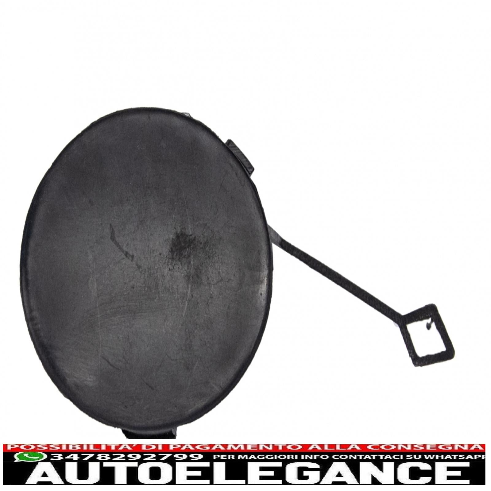 Copri gancio traino paraurti anteriore adatto per bmw serie 3 e90 e91 (2004-2011) e92 e93 m3 (2006-2009) m3 design AUTOELEGANCERICAMBI