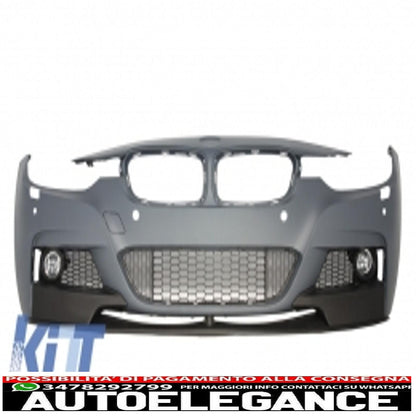 complete body kit suitable for BMW F30 (2011-up) m-performance design with tailpipes on the left 