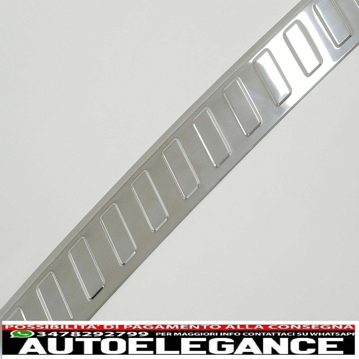 Protezione paraurti posteriore battitacco pedana copertura in alluminio adatta per vw golf 8 hatchback (2020 in poi)