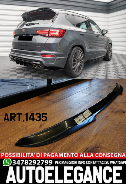 ALA SPOILER TETTO ADATTA PER CUPRA ATECA MK1 2018-2021 NERO LUCIDO AUTOELEGANCERICAMBI