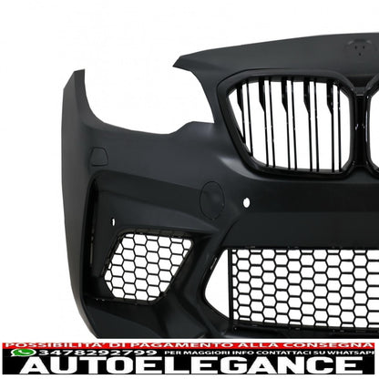 paraurti anteriore adatto per bmw serie 2 f87 m2 (2016-2020) design m2c