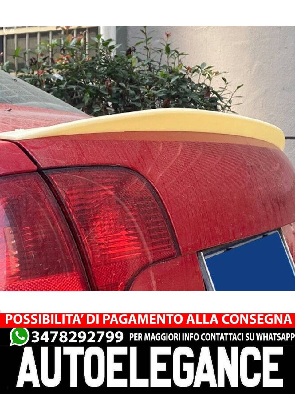 SPOILER adatto per AUDI A4 B6 B7 2002-2008