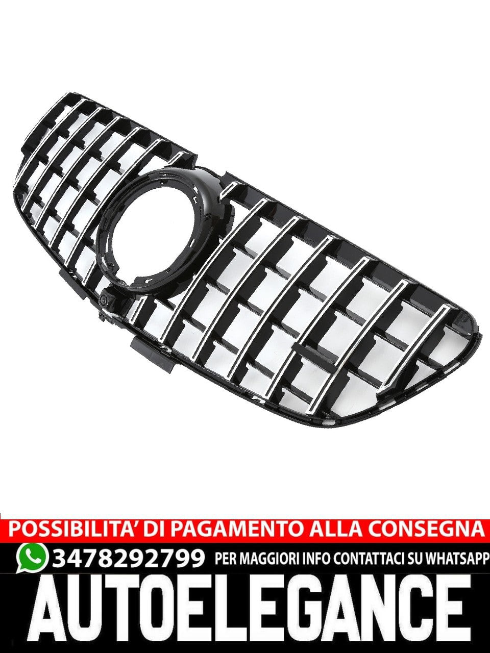 Griglia sportiva per Mercedes W447 CLASSE V FACELIFT PANAMERICANA AMG LOOK