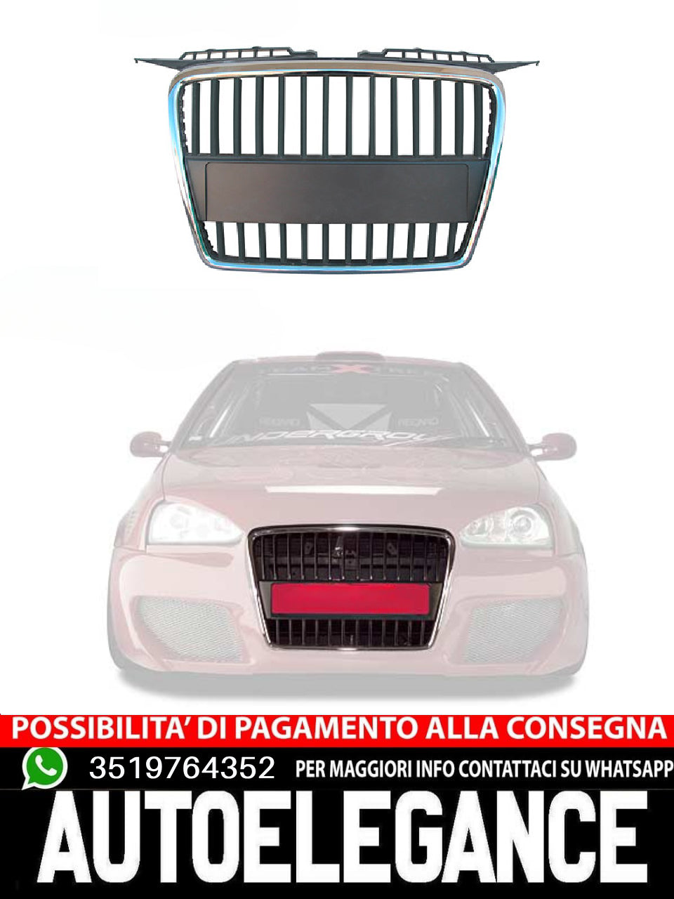 Griglia del radiatore anteriore adatto per Audi A3 P3