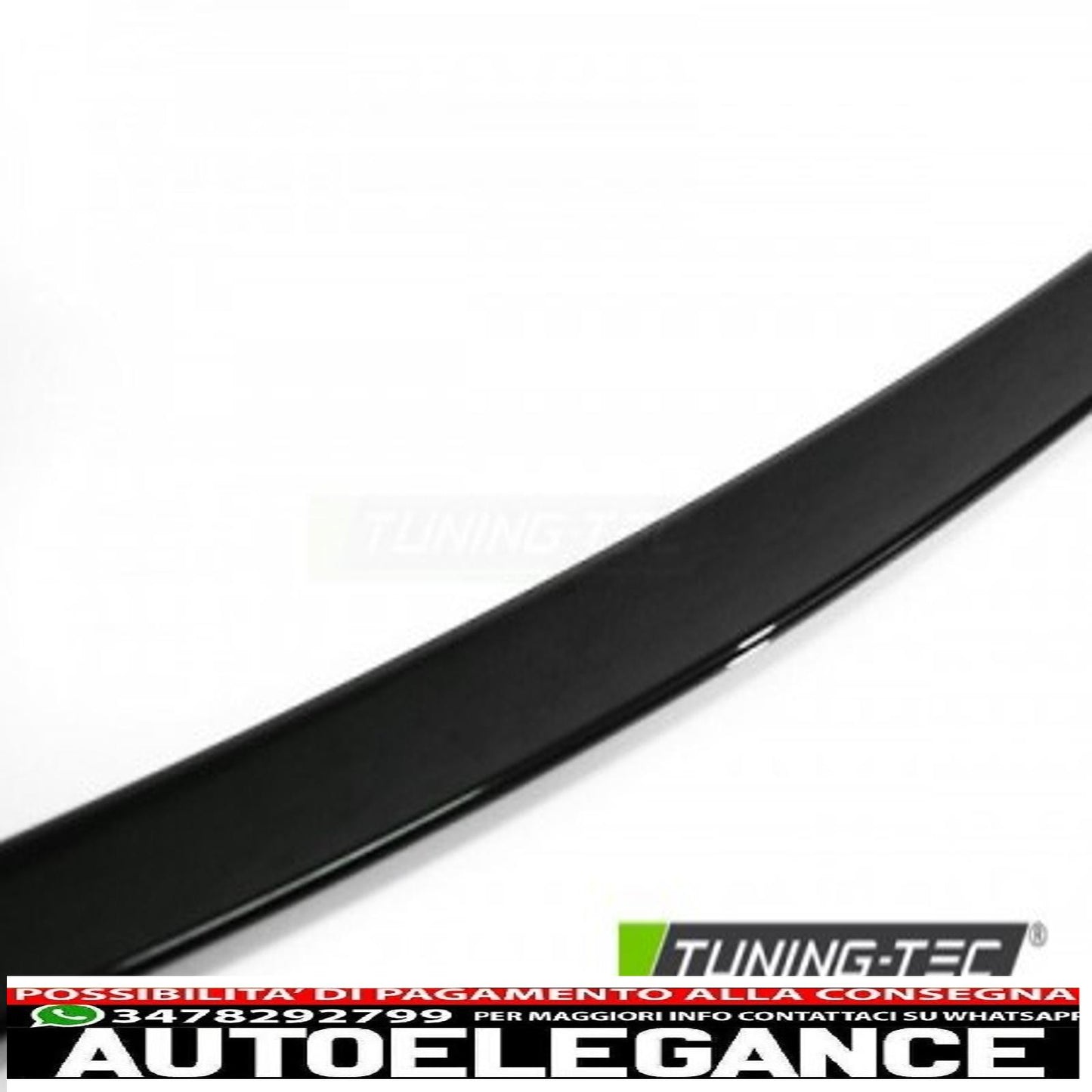 spoiler per bagagliaio stile sportivo nero lucido per bmw f10 10-16