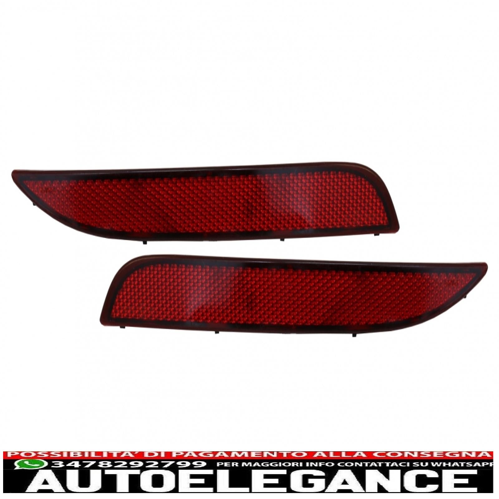 Catarifrangente paraurti posteriore adatto per vw golf 6 vi (2008-2013) r20 AUTOELEGANCERICAMBI