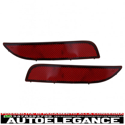 Catarifrangente paraurti posteriore adatto per vw golf 6 vi (2008-2013) r20 AUTOELEGANCERICAMBI