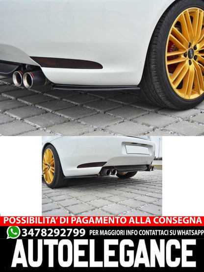 SPLITTER LATERALI POSTERIORI adatto compatibile per ALFA ROMEO GT  2004-2010