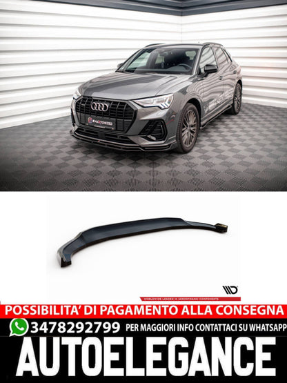 SPLITTER ANTERIORE compatibile per  V.2 AUDI Q3 S-LINE F3  (2018-  )