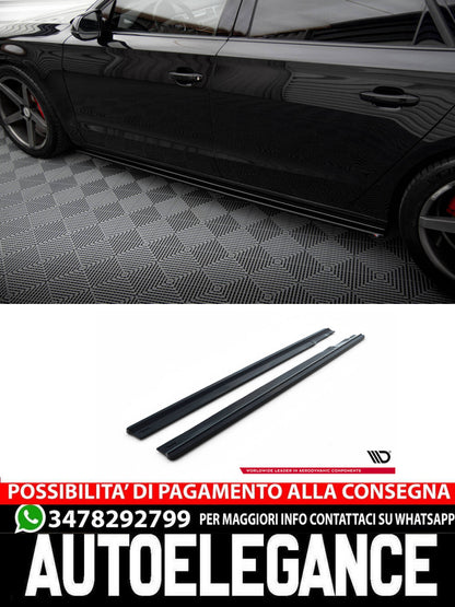 MINIGONNE LATERALI ADATTE PER AUDI A8 D4  (2009-2013)