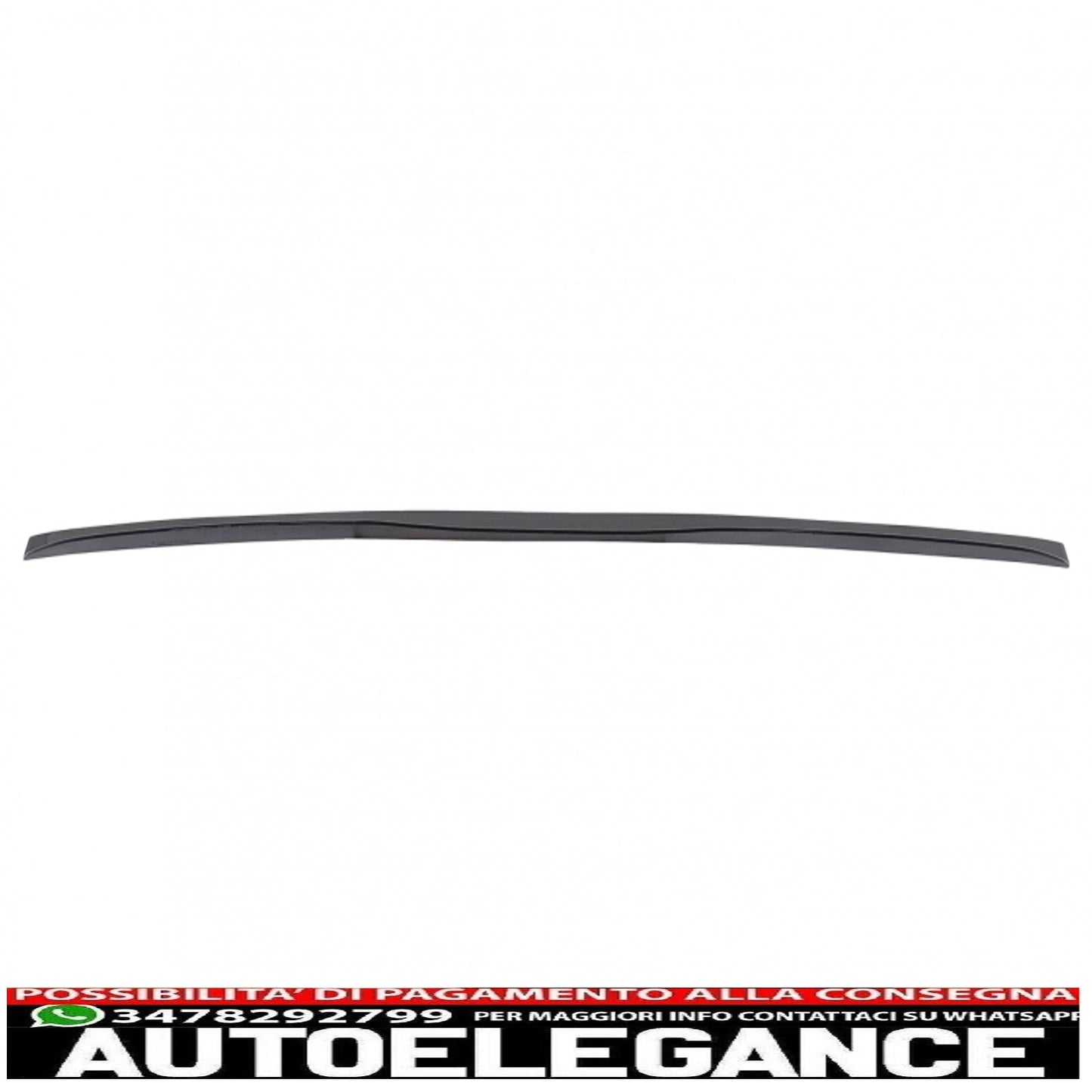 aggiungi l'estensione dell'ala dello spoiler sul tetto adatta per vw polo 6r 6c (2009-2017) pianoforte nero AUTOELEGANCERICAMBI