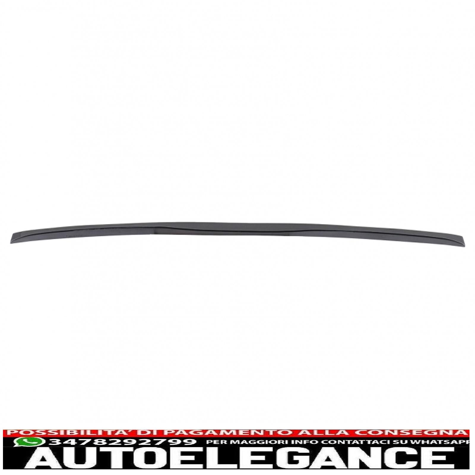 aggiungi l'estensione dell'ala dello spoiler sul tetto adatta per vw polo 6r 6c (2009-2017) pianoforte nero AUTOELEGANCERICAMBI