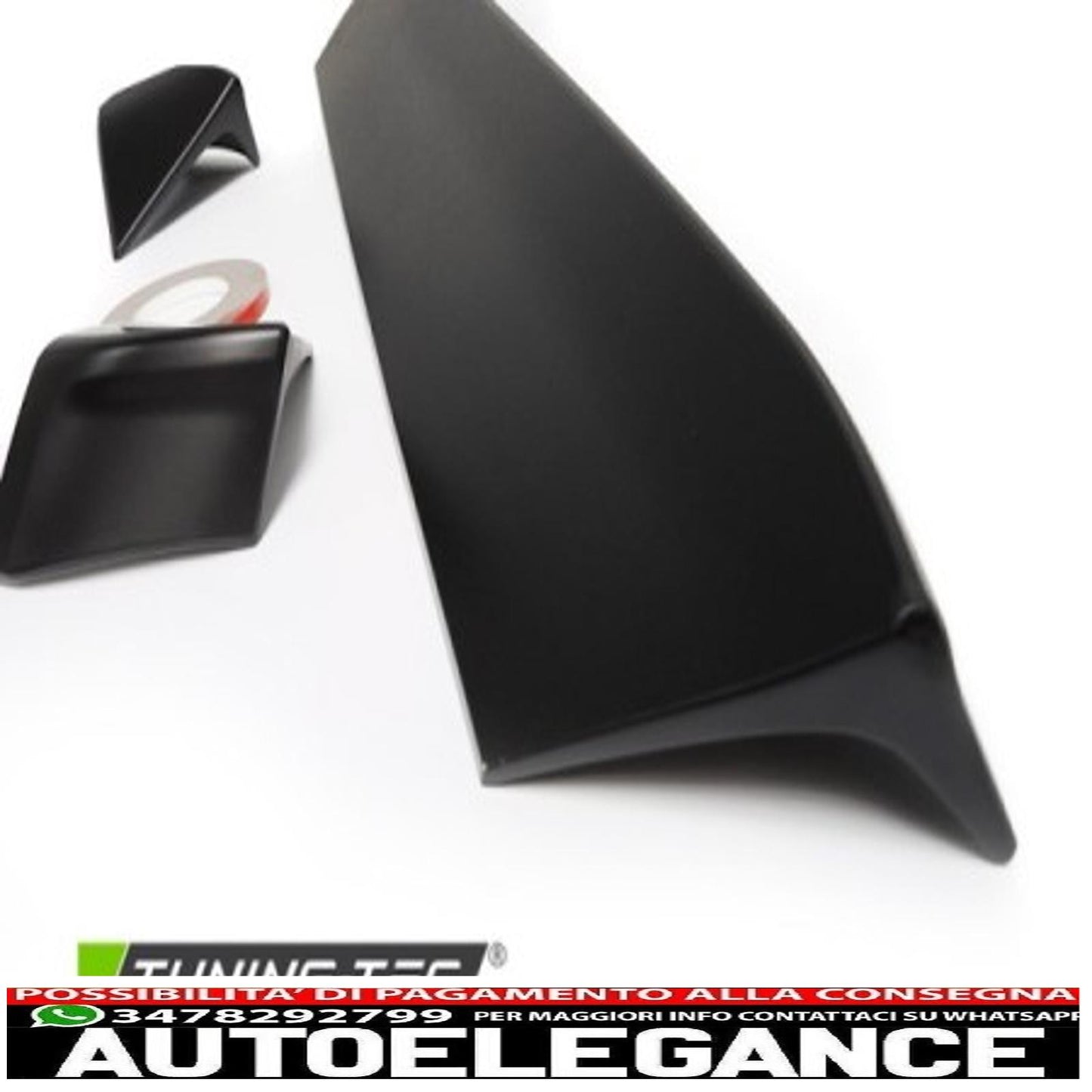 spoiler per bagagliaio stile sportivo per mercedes w124 2d/4d 85-93