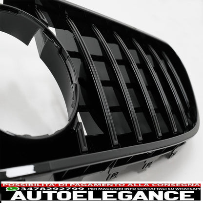 center grille suitable for mercedes s class coupe c217 (2014-2017) cabrio a217 (2015-2017) gt-r design panamericana black