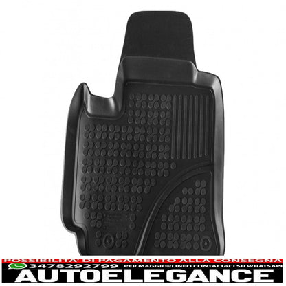 Rubber mats suitable for toyota rav4 ii facelift (2004-2005) 5 doors