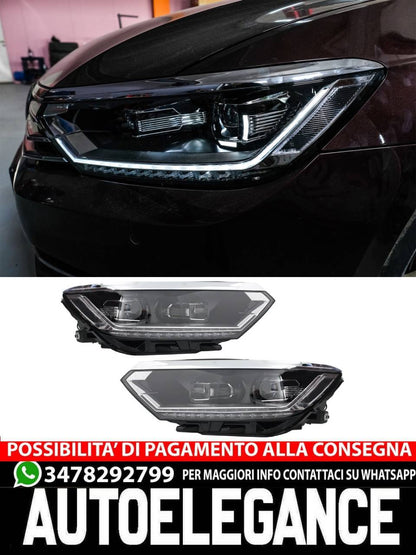 Fari anteriori Full LED adatti per VW Passat B8 3G (2014-2019) LED Matrix Look