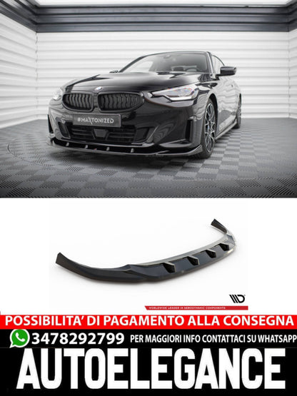 SPLITTER ANTERIORE V.3 ADATTO PER BMW 2 COUPE G42  (2021 -)