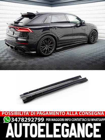 MINIGONNE LATERALI IN FIBRA DI CARBONIO adatte per AUDI RSQ8 MK1  (2019 - )