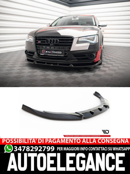 SPLITTER ANTERIORE ADATTO COMPATOBOLE PER V.2 AUDI S8 D4  (2012-2015)