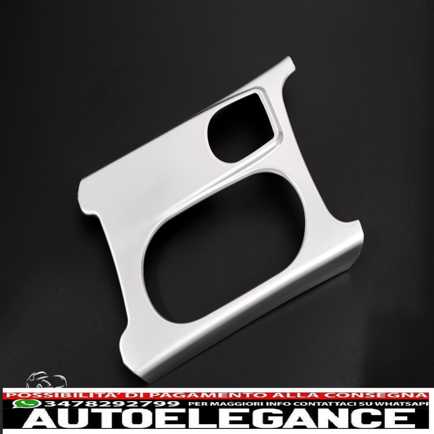 chrome frame center console cup holder panel for mercedes cla, a and gla-show original titleoriginal textchromrahmen blende getränkehalter mittelkonsole für mercedes cla, a und gla
