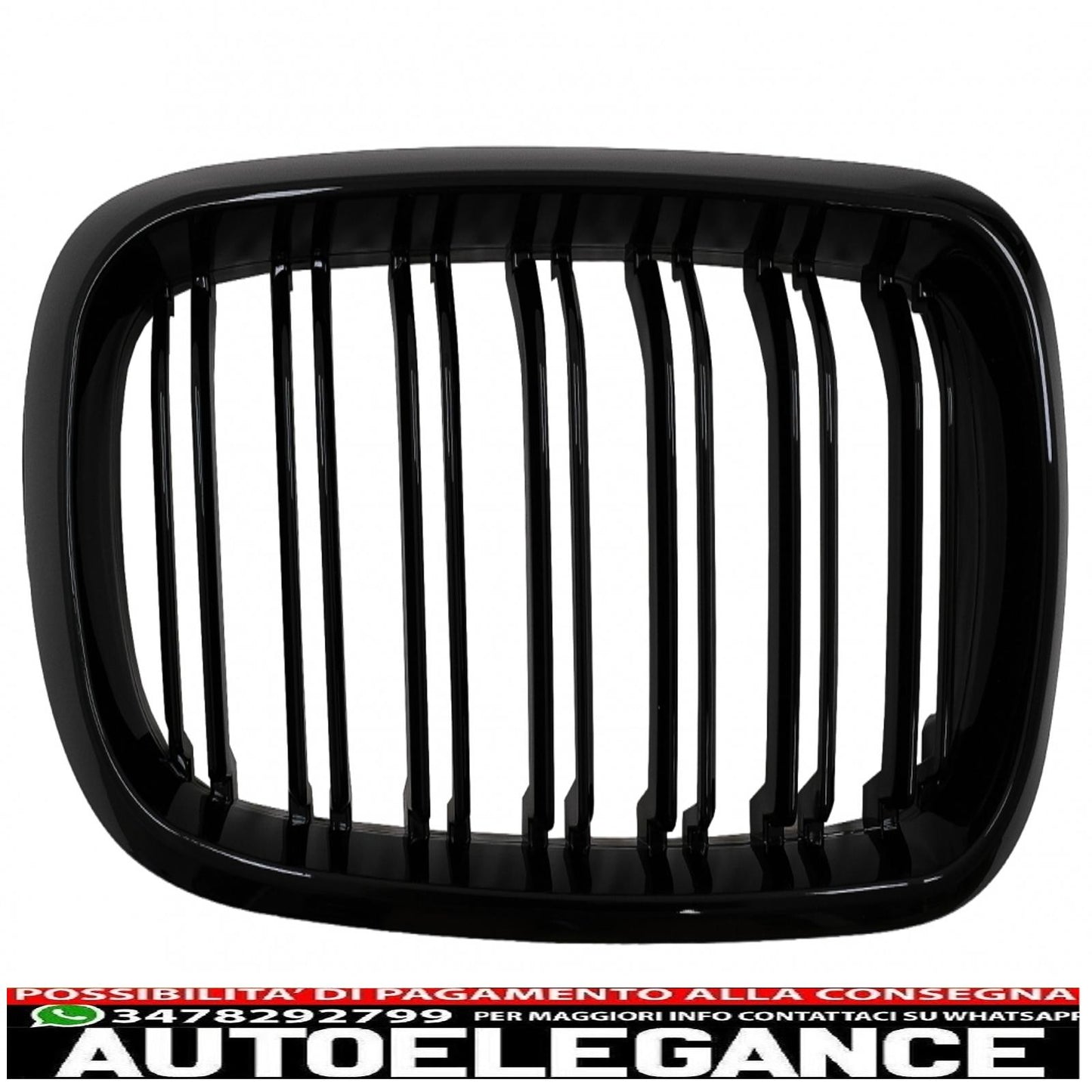 rene centrale griglie adatto per bmw x5 f15 x6 f16 (2014-2018) x5m x6m design a doppia striscia pacchetto m sport