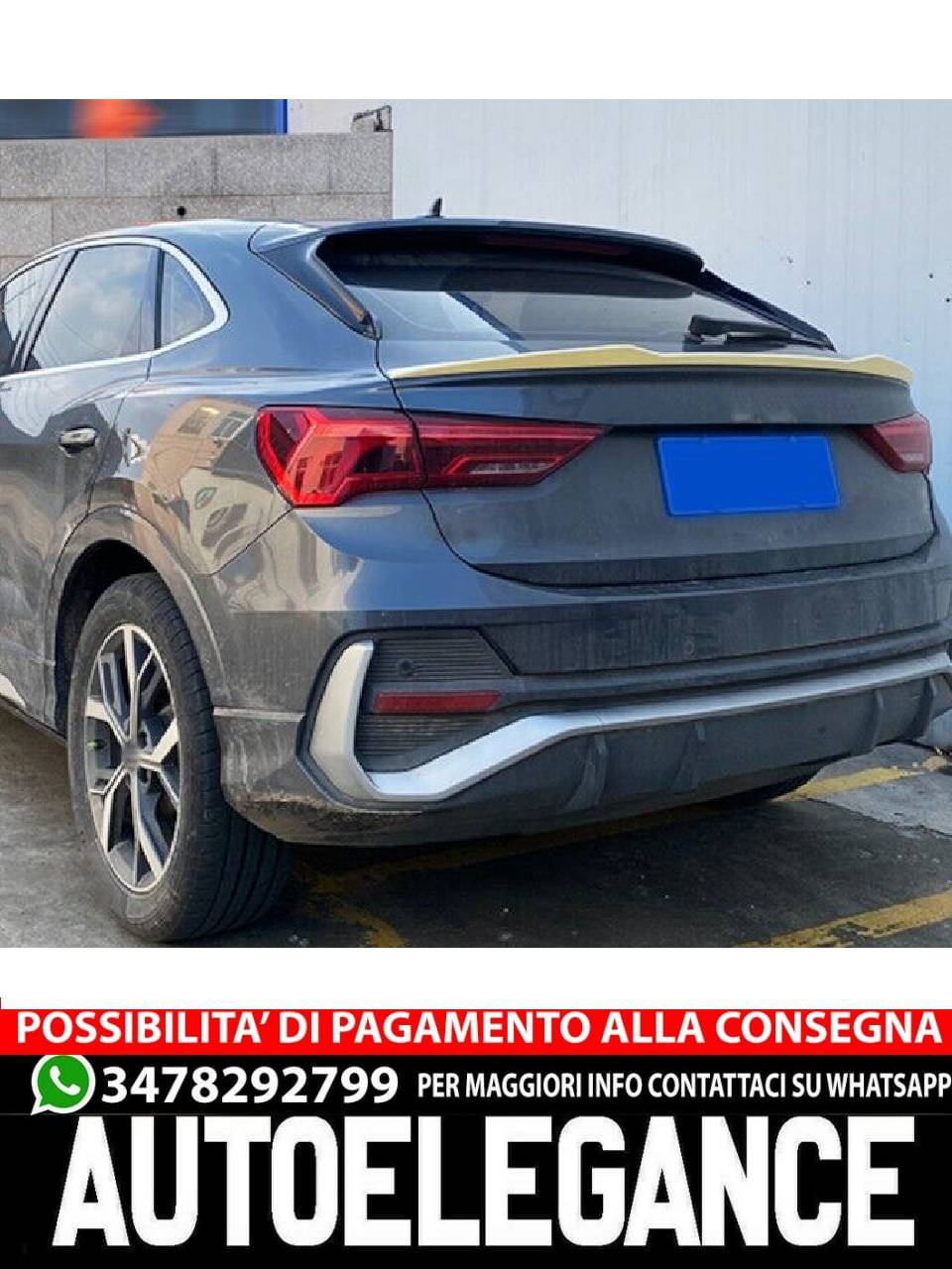 SPOILER suitable for AUDI Q3 II Sportback 2019+