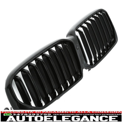 adatto per bmw serie 5 g30 g31 lci sport griglia radiatore lucida nero-mostra il titolo originaletesto originalepasst für bmw 5er g30 g31 lci sport kühlergrill glanz schwarz AUTOELEGANCERICAMBI