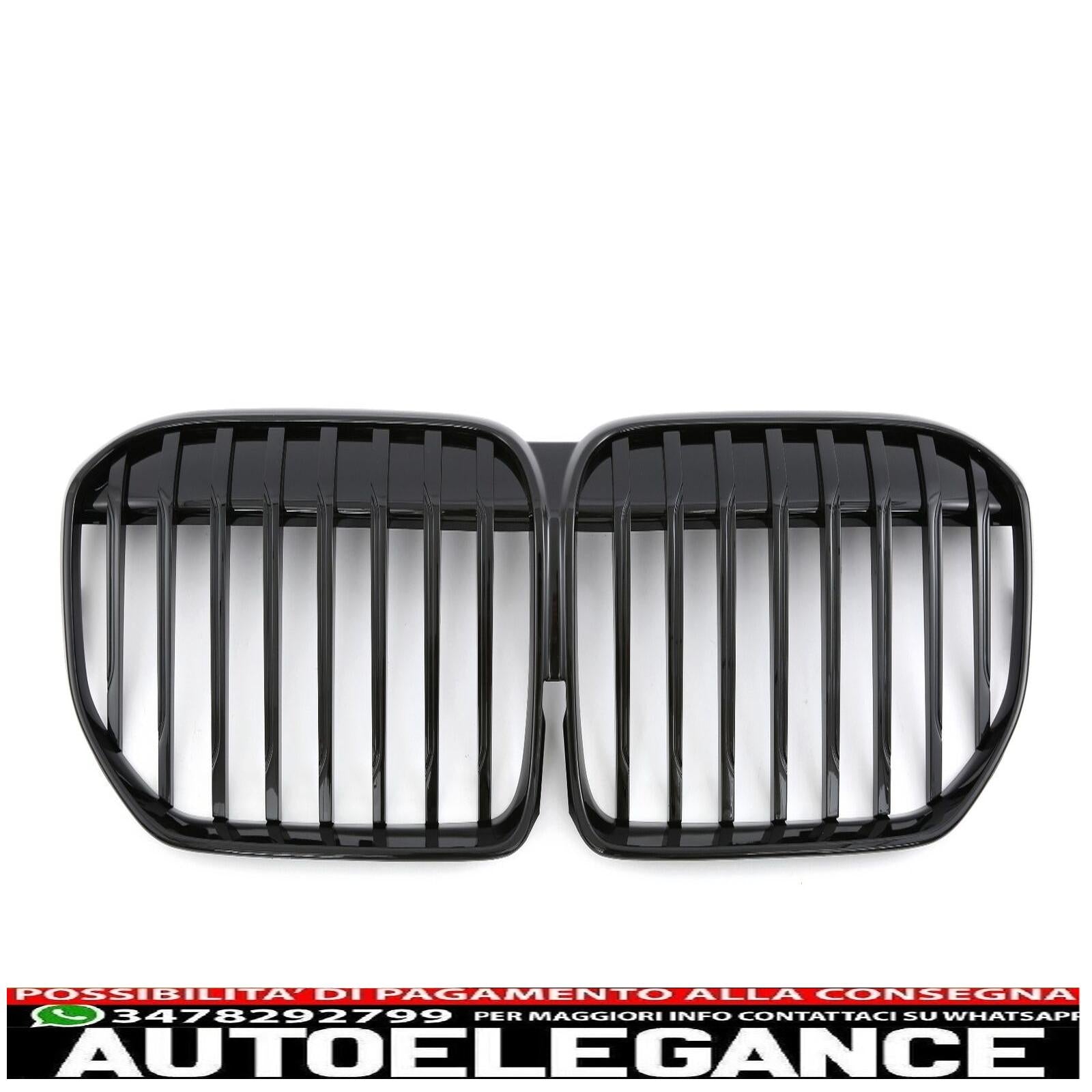 adatto per bmw serie 7 lci (facelift) g11 g12 sport griglia nera lucida-mostra il titolo originaletesto originalepasst für bmw 7er lci (facelift) g11 g12 sport grill glänzend schwarz AUTOELEGANCERICAMBI