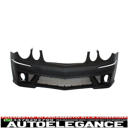 front bumper suitable for mercedes w211 e-class (2006-2009) restyling with fog lights 