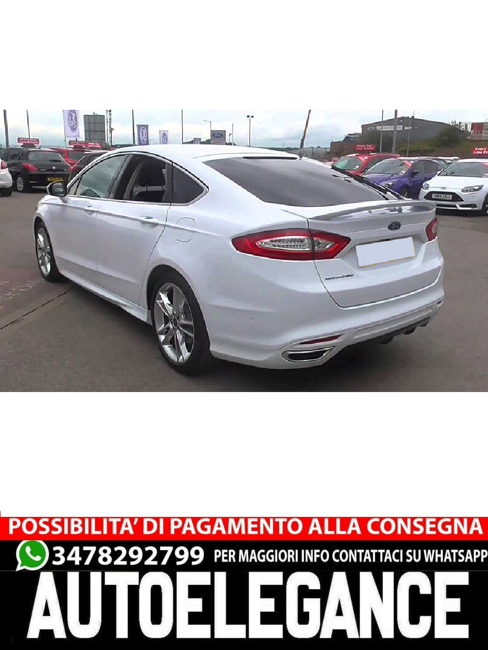 SPOILER ADATTO PER FORD MONDEO MK5 (dal 2014)