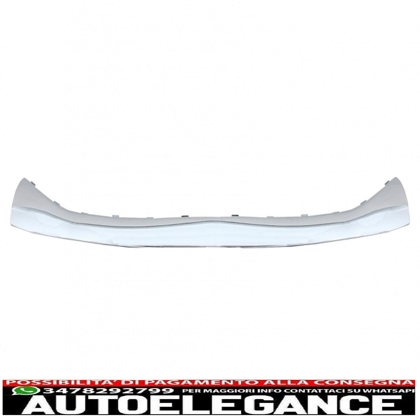 Chrome Front Bumper Spoiler Upper Plate Suitable For Mercedes Benz S Class W222 (2013-up) S65 Design