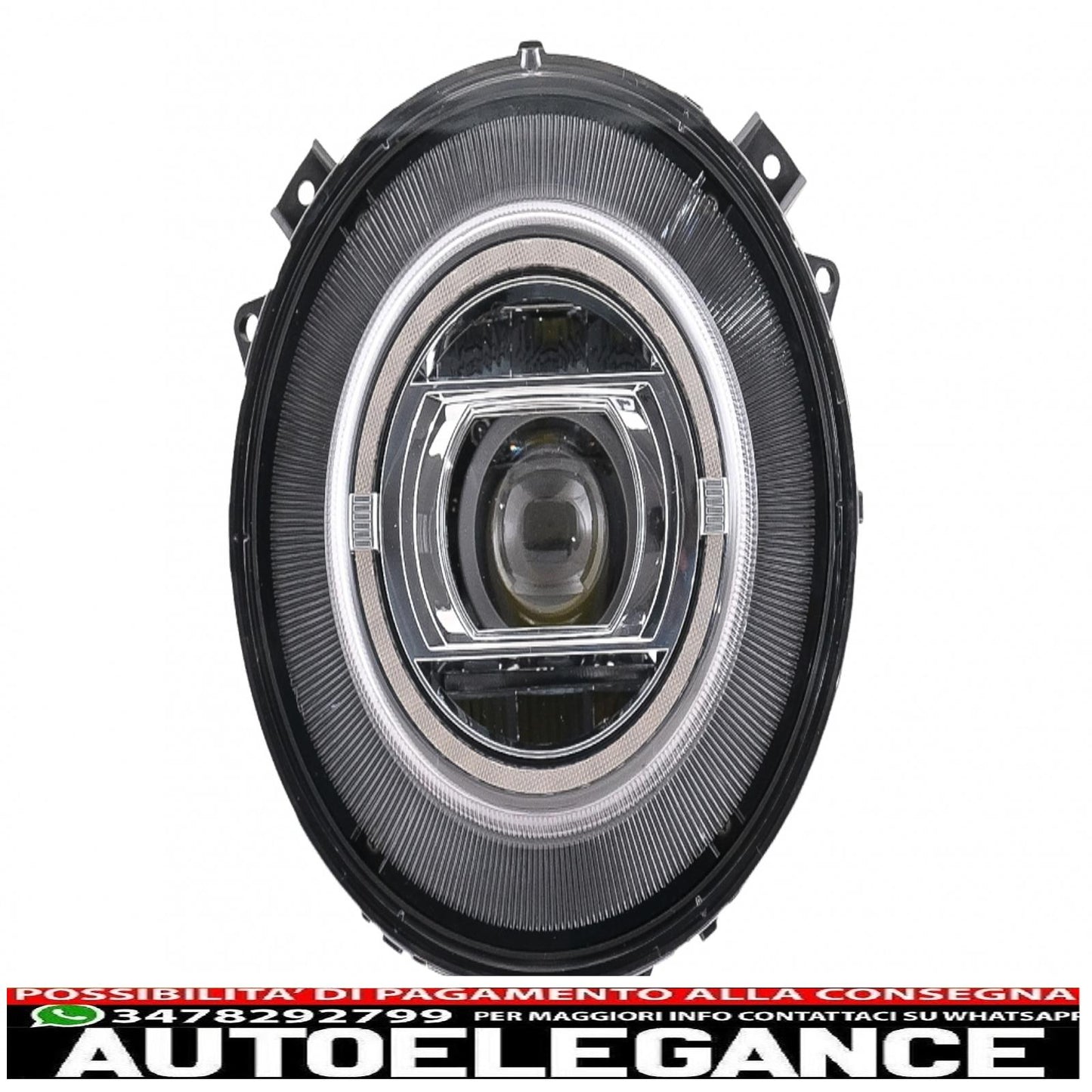 fari anteriori full led adatti per mercedes classe g w463 (2005-2017) design cromato facelift 2018 con accensione dinamica