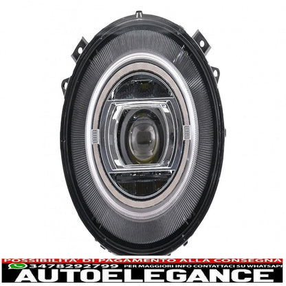fari anteriori full led adatti per mercedes classe g w463 (2005-2017) design cromato facelift 2018 con accensione dinamica