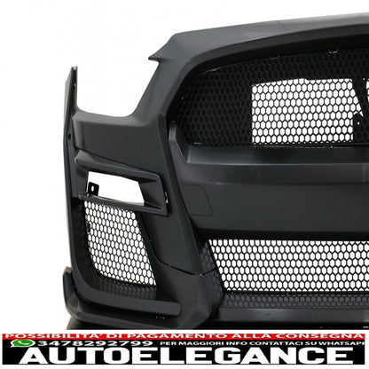 paraurti anteriore adatto per ford mustang mk6 vi sesta generazione (2015-2017) design gt500